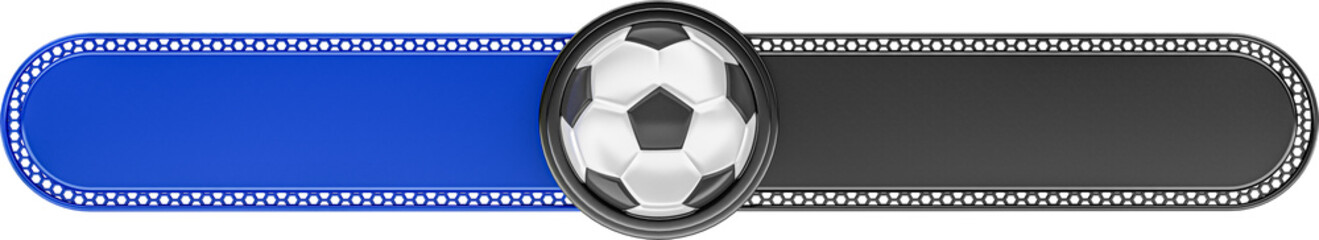 Football Score Frame in 3d render