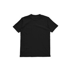 Unisex Inside Out Black T-Shirt Front Mockup for Men and Women
