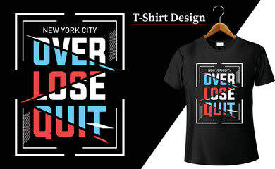 Typography fashion t shirt design for print. American T-shirt Design Vector graphic tshirt illustration on text apparel quote street slogan shirt, retro art urban tee.