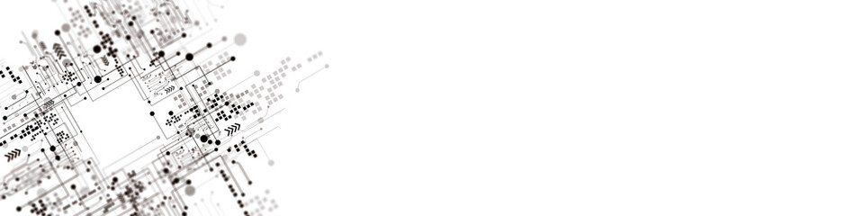 Obraz premium Abstract lines and dots connect background.