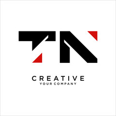 TN,NT Letter Logo Design Template