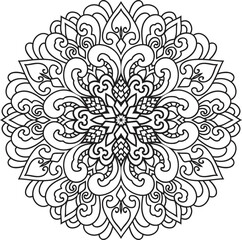 Mandalas for coloring book color pages.Anti-stress coloring book page for adults.