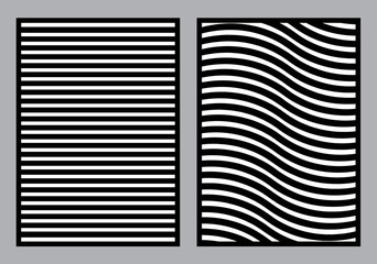 black lines pattern. Black lines on white background.