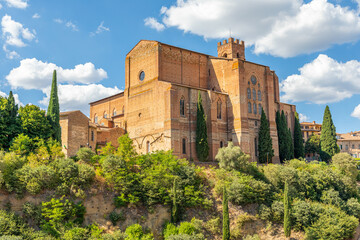 Fototapeta premium Basilica di San Domenico, à Sienne, Italie