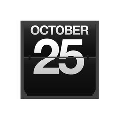 25 de octubre.