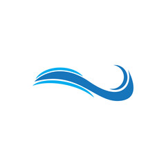 Water wave logo