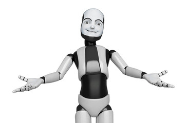 robot boy cartoon come on give me a hug