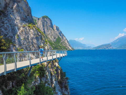 Gardasee - der neue Radweg Garda by Bike in Limone