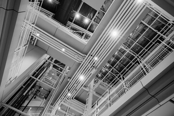 Obraz premium Interior of contemporary public building