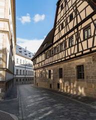 Fototapeta premium Straße in Bamberg.