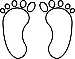 Obraz premium footprint