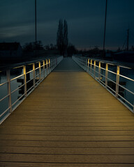 Fototapeta premium Bridge at night.