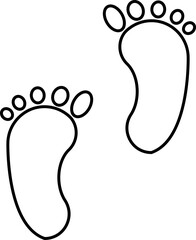 footprint foot steps