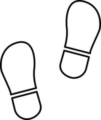 footprint foot steps