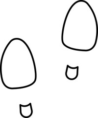 footprint foot steps