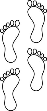 footprint foot steps
