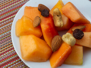 fruit with nuts 