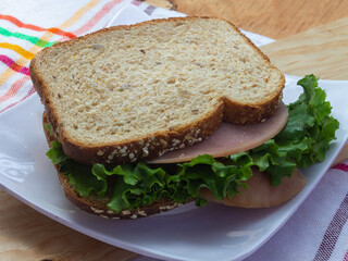 sandwich with veggies