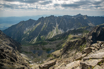 Fototapeta premium landscape in the mountains, High Tatras