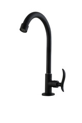 black,bathroom,Kitchen Mixer metal faucet isolated white background
