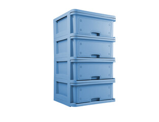 blue,Drawer type 4 drawers kitchen rack, fruit and vegetable plastic storage basket toy storage basket, kitchen vegetable storage box,White background
