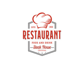 restaurant retro vintage logo