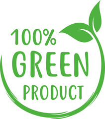 Go green logo design template