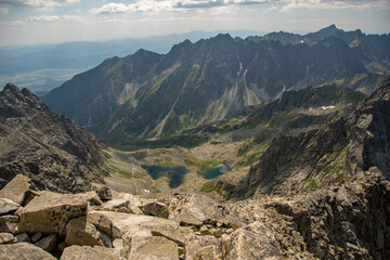 Fototapeta na wymiar landscape in the mountains, High Tatras