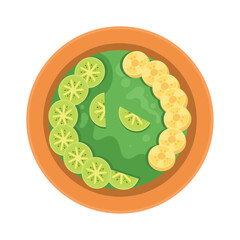 bananas and kiwi breakfast