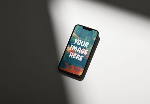 Smart Phone Mockup with Shadows
