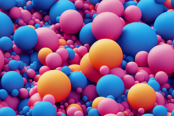 Fototapeta na wymiar balloons background