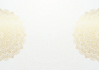 Luxury mandala background with golden arabesque pattern arabic islamic east style. Decorative mandala for print, poster, cover, brochure, flyer, banner. Creative luxury decorative mandala background