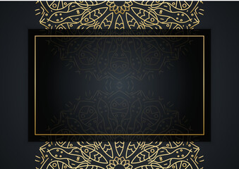 Luxury mandala background with golden arabesque pattern arabic islamic east style. Decorative mandala for print, poster, cover, brochure, flyer, banner. Creative luxury decorative mandala background