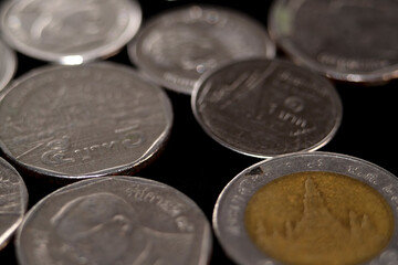 Close up of Thailand Coin