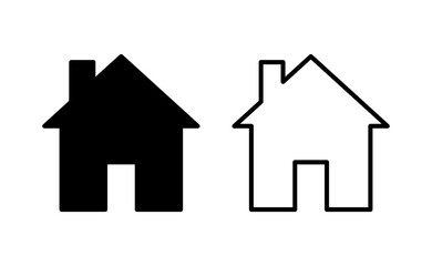 Fototapeta premium House icon vector for web and mobile app. Home sign and symbol