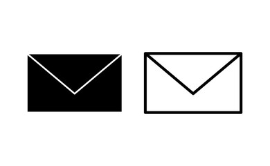 Mail icon vector for web and mobile app. email sign and symbol. E-mail icon. Envelope icon