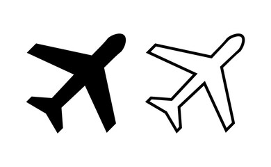 Plane icon vector for web and mobile app. Airplane sign and symbol. Flight transport symbol. Travel sign. aeroplane