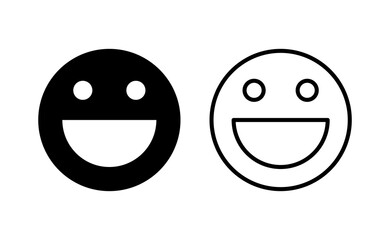 smile icon vector for web and mobile app. smile emoticon icon. feedback sign and symbol