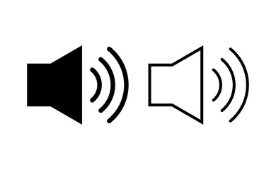 Speaker icon vector for web and mobile app. volume sign and symbol. loudspeaker icon. sound symbol
