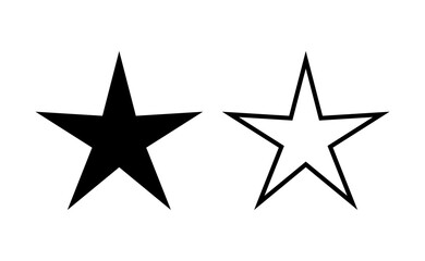 Star Icon vector for web and mobile app. rating sign and symbol. favourite star icon