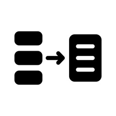 Listing Icon Vector Symbol Design Illustration