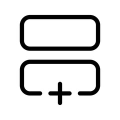 Fototapeta premium Add Icon Vector Symbol Design Illustration