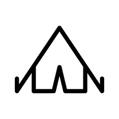 Tent Icon Vector Symbol Design Illustration