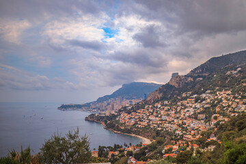 Fototapeta na wymiar Bay of Monaco Monte Carlo