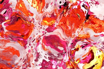 abstract colorful background fluid paint
