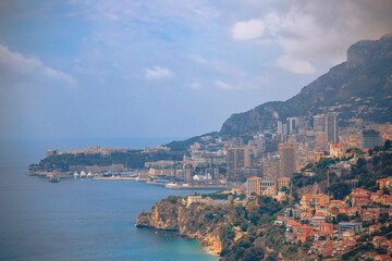Fototapeta na wymiar Bay of Monaco Monte Carlo
