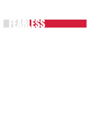 fearless Text Zitat Design 