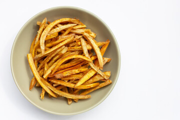 Crispy banana sticks. Fruit snack