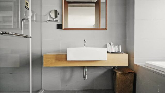 elegance sink in modern bathroom