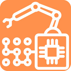 robotics robotic arm icon